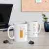 2 personalisable boarding pass pattern 11 fl oz 325 ml white coffee mugs on a desk near a laptop